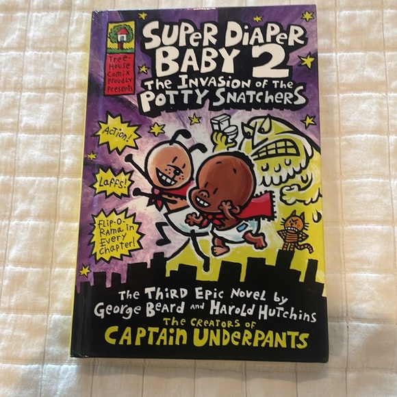 Captain underpants bundle scholastic AR books level 2 4 stories Pilkey hardback - Picture 3 of 11